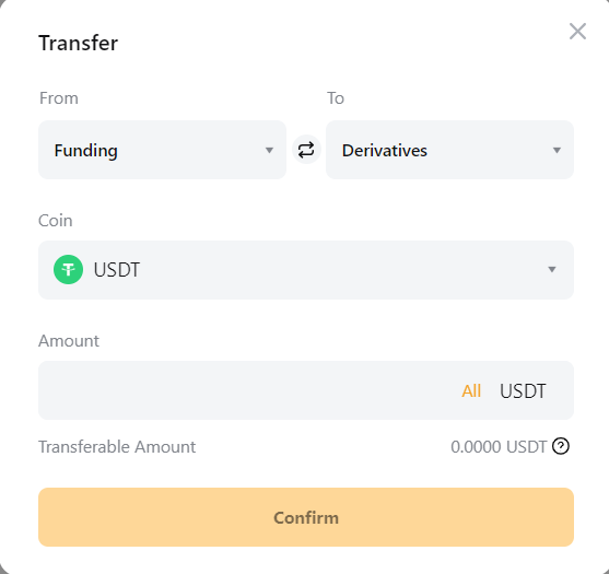 transfer bybit funds